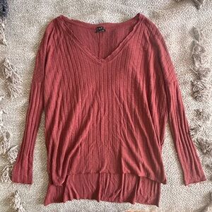 Urban Outfitters Deep Red Knit Sweater